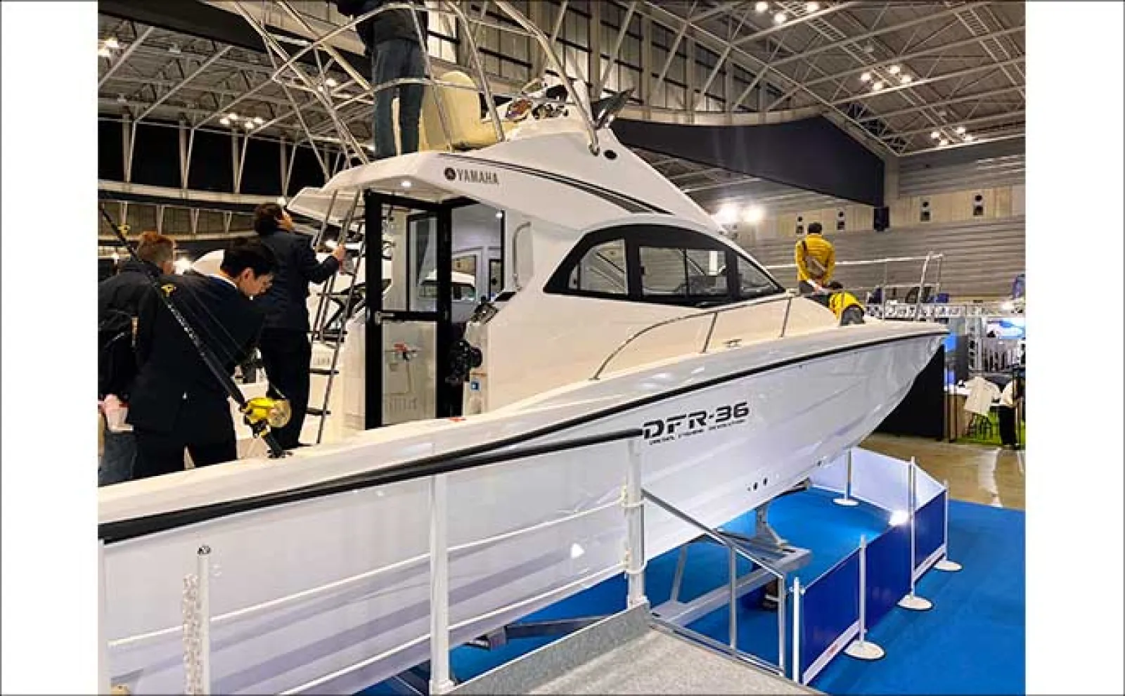 次世代は水素や電気でボートが動く？」ボートショーのヤマハ発動機 