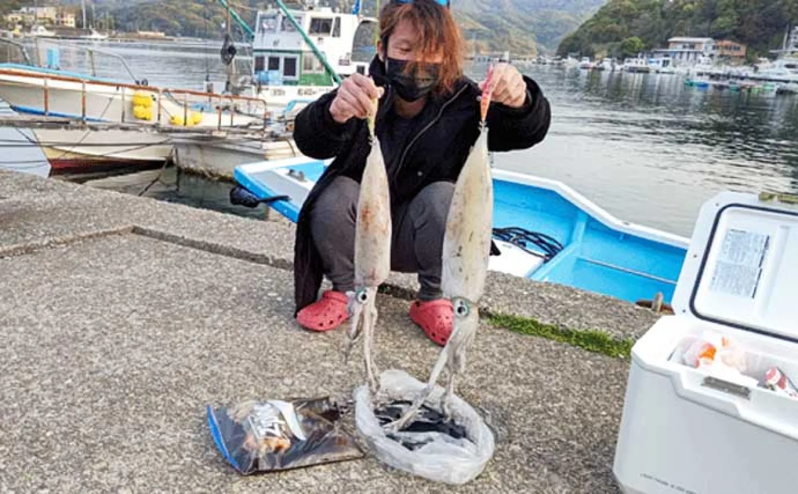 イカダのサビキ釣りでアジ爆釣【三重・迫間浦】アオリイカはヤエン＆エギングで不発