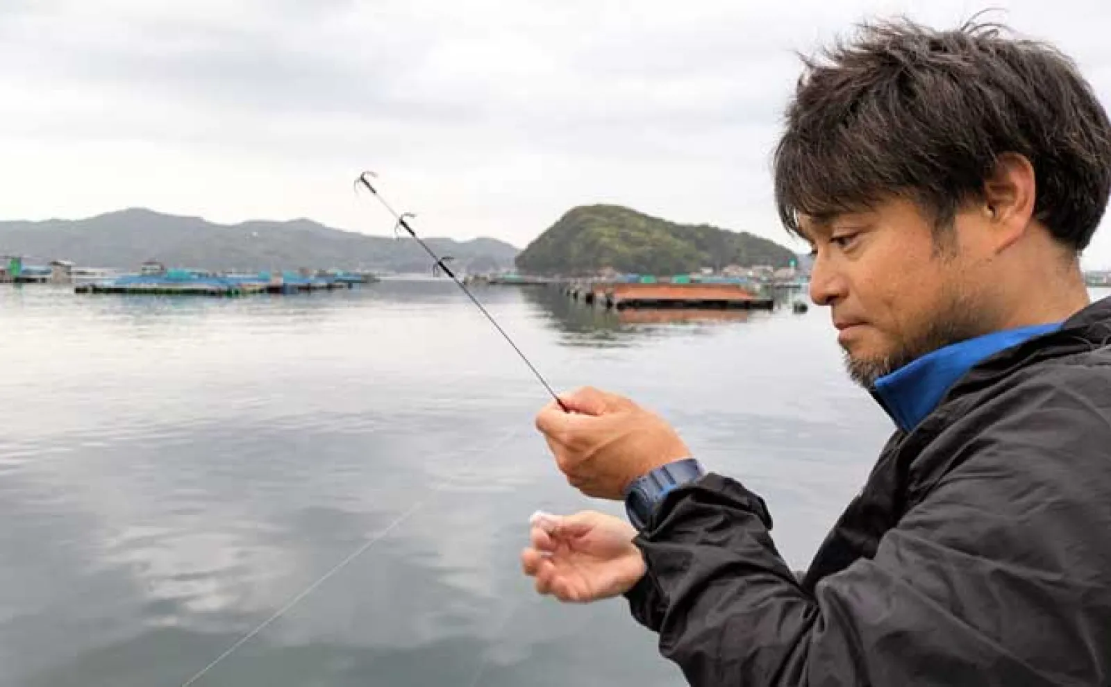 イカダのサビキ釣りでアジ爆釣【三重・迫間浦】アオリイカはヤエン＆エギングで不発
