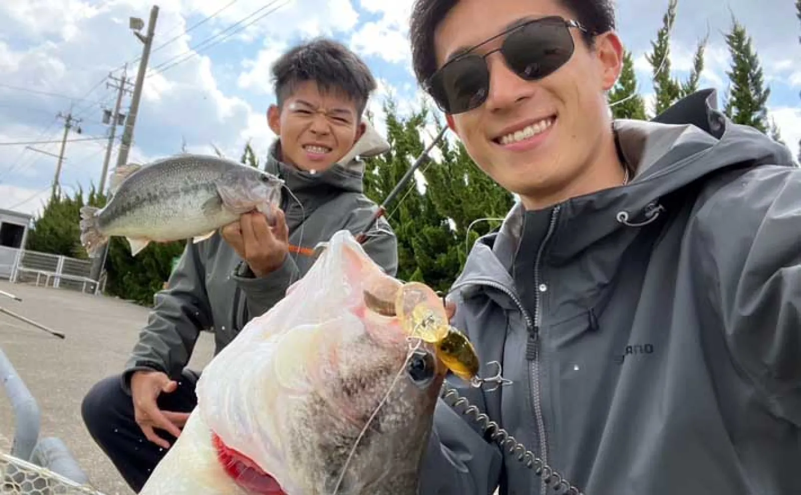 ブラックバス  バス　釣り バラ売り可 ケース付き ブラックバスが入れ食い！」人気管理釣り場『ドリームレイク』でバス