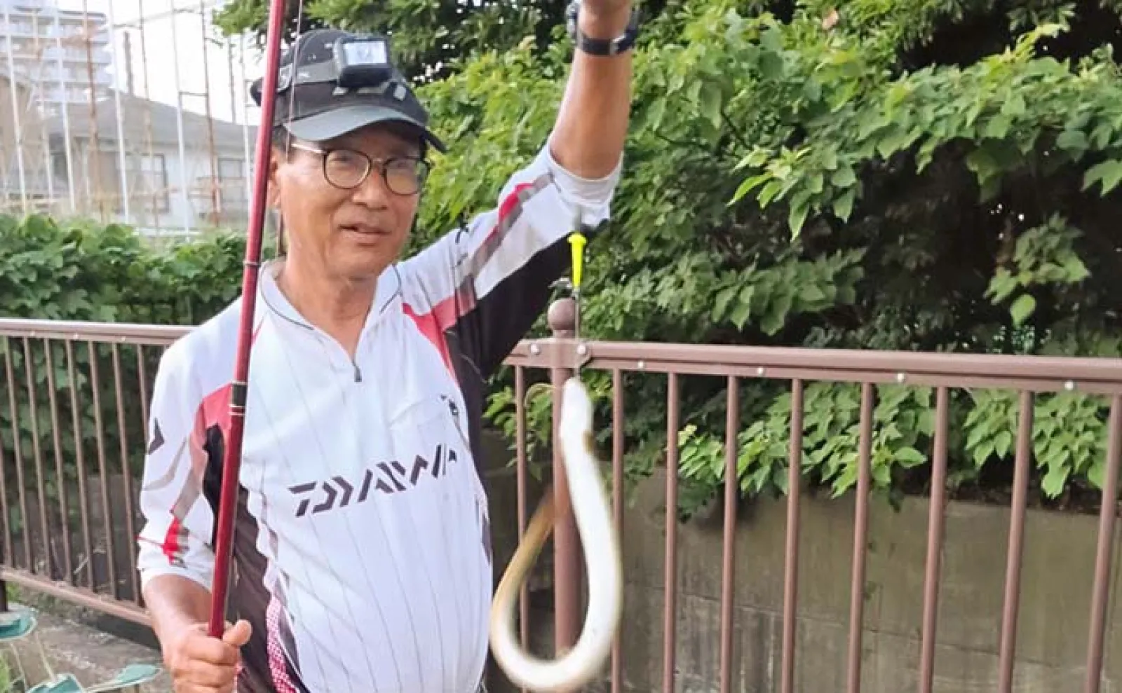 平作 川 ウナギ 釣り