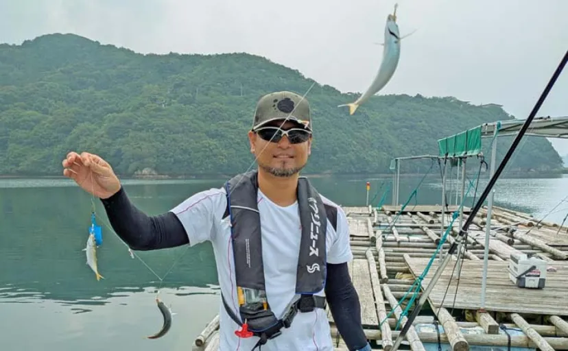 内瀬のイカダ釣りで豆アジ70匹と爆釣！【三重】カマスやシオもヒットして五目達成