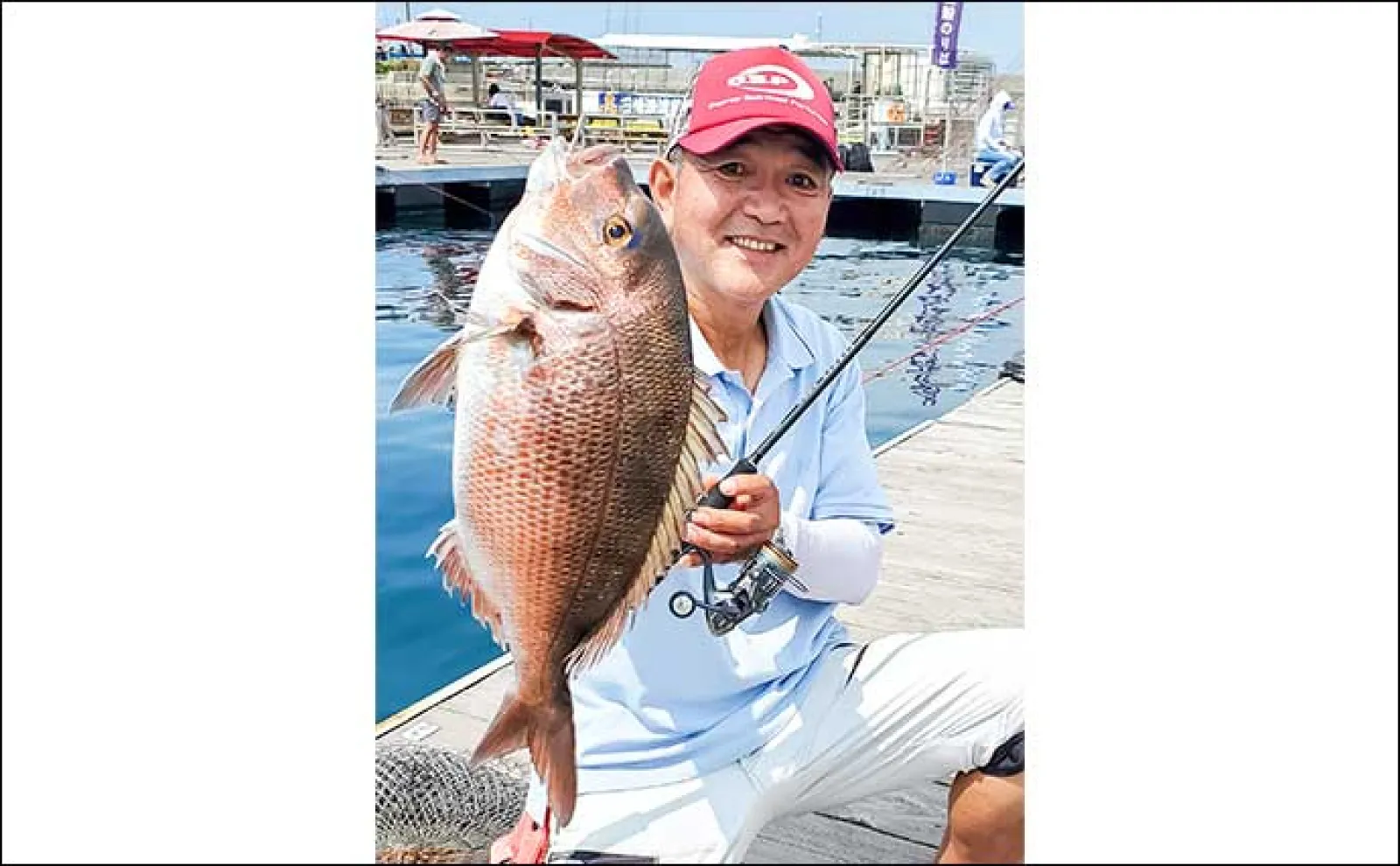 海上釣り堀で50cm級マダイ＆4.8kgヤンバルスギを手中【神奈川】手厚い