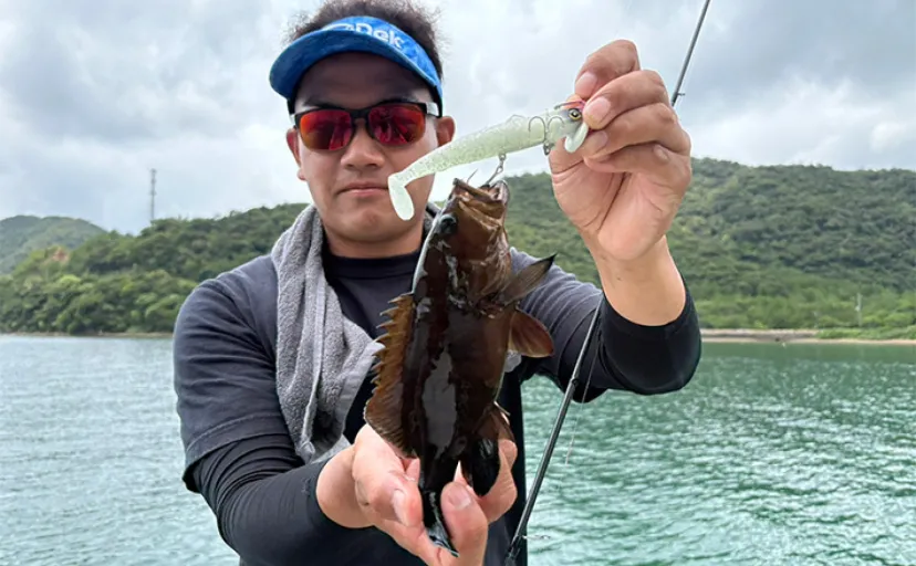 初の奄美大島で陸っぱりと船で釣りしてみた オニヒラアジにヤミハタと対面成功!