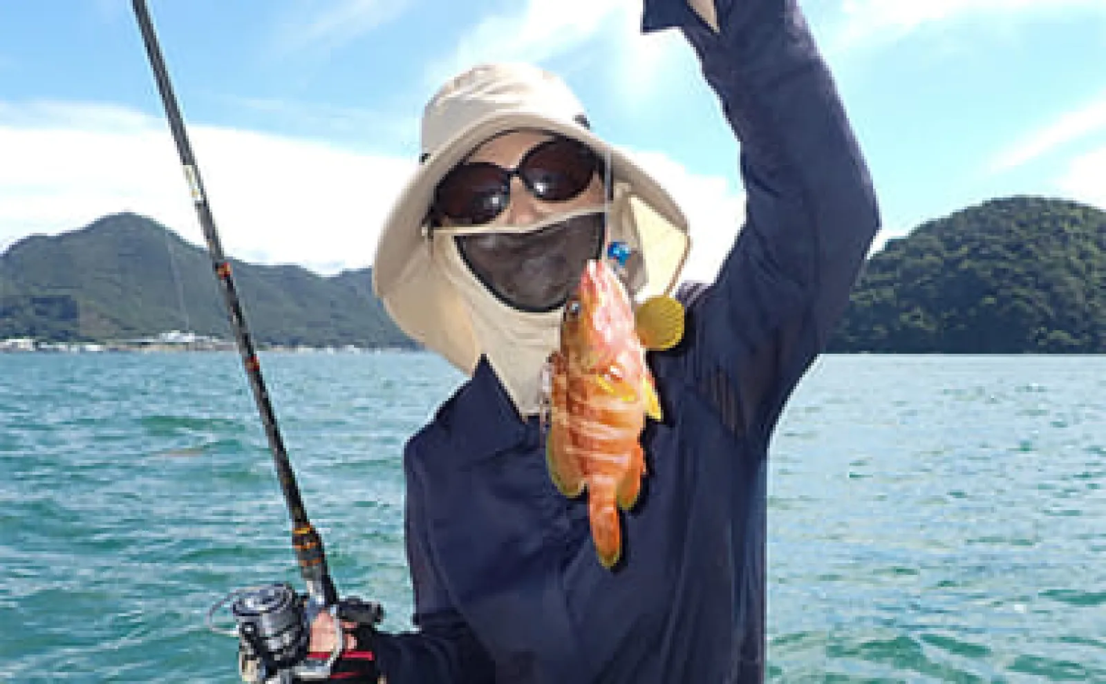 沼津エリアのボート釣りでアカハタにオオモンハタ【静岡】ひとつテンヤ