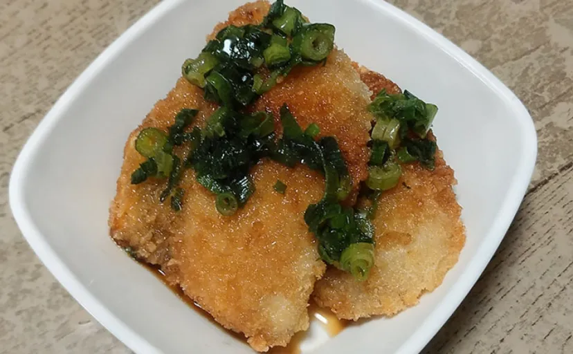 釣った魚で作る「ビールのつまみ」レシピ：アジフライのネギポン　揚げ焼きでOK