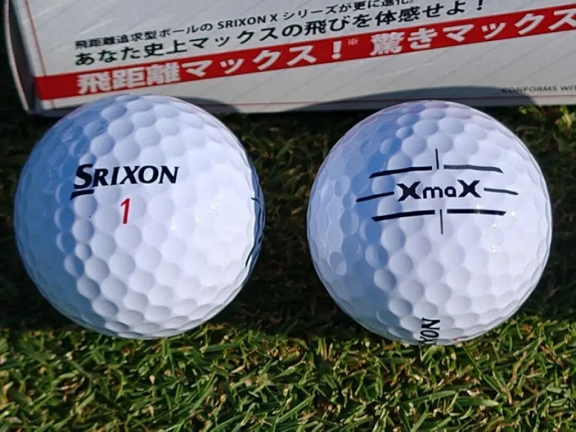 
				飛んで、止まって総合力が高い『スリクソン XmaX』　絵文字のようなロゴもポイント
			