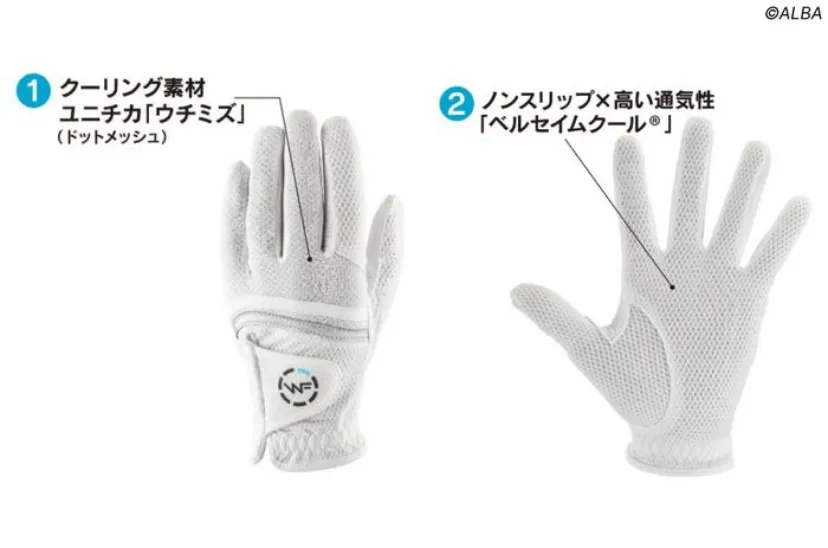 
				手汗による蒸れやグリップの緩みなどのイライラから解放してくれる　冷却性能付きゴルフグローブが登場
			