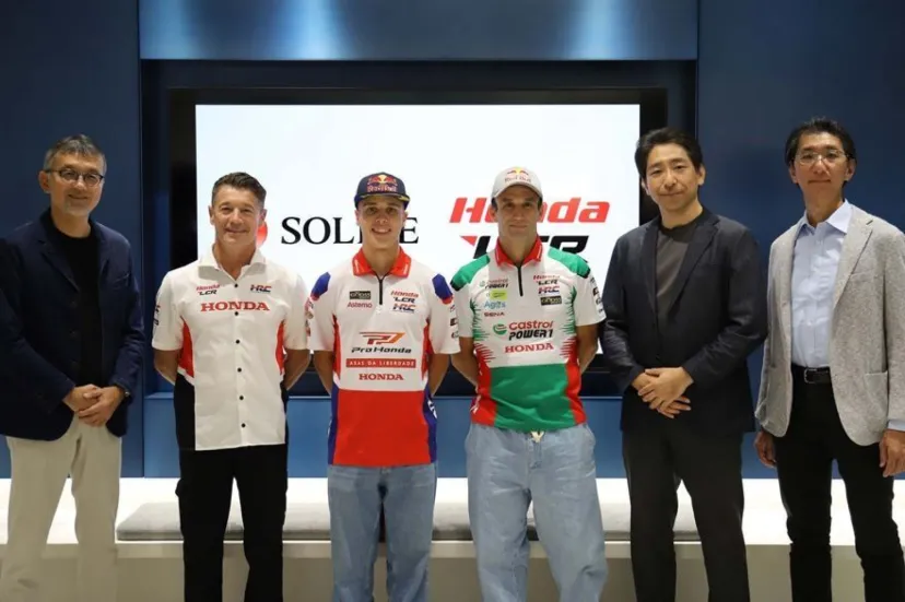 【MotoGP】LCRのザルコ&モレイラ、日本のスポンサー訪問し激励受ける「トップ5が目標」「週末を楽しみたい」