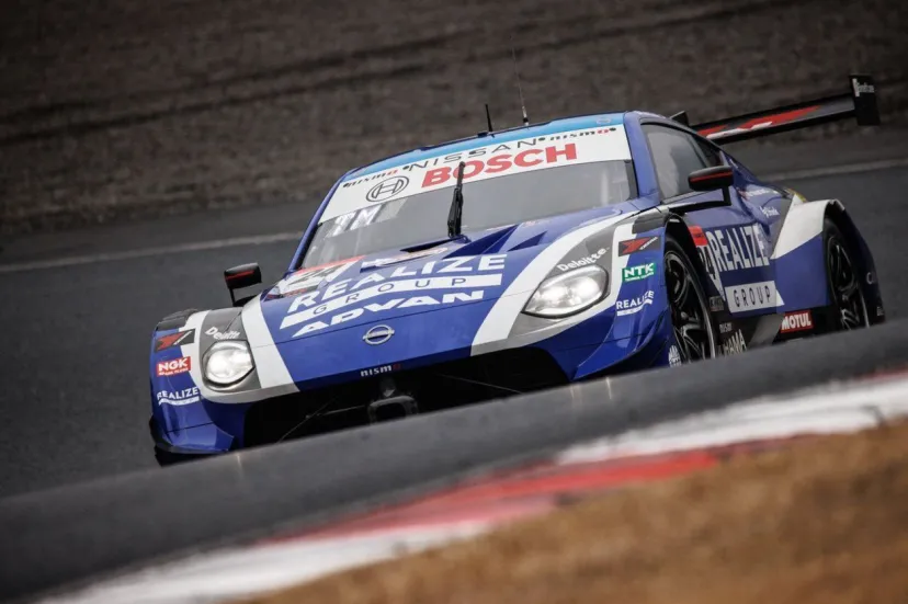 雨のスーパーGT公式テストでGT500最速を記録したヨコハマタイヤ。ダンプ路面に強いトレッドパターンはGT300でも採用の方向