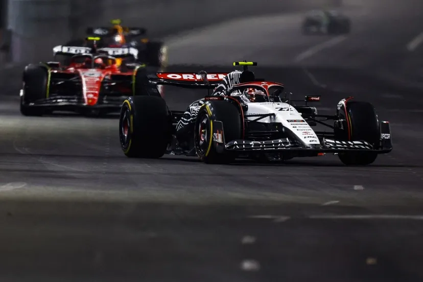 フェラーリのルクレールがトップタイム。角田裕毅は17番手｜F1ラスベガスGPフリー走行2回目速報