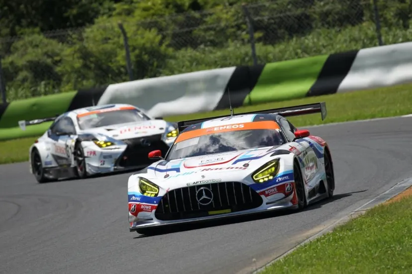 クラフトバンブーメルセデスがS耐初優勝。トップチェッカーのダイシンGT-Rはペナルティで4位に｜第3戦オートポリス5時間