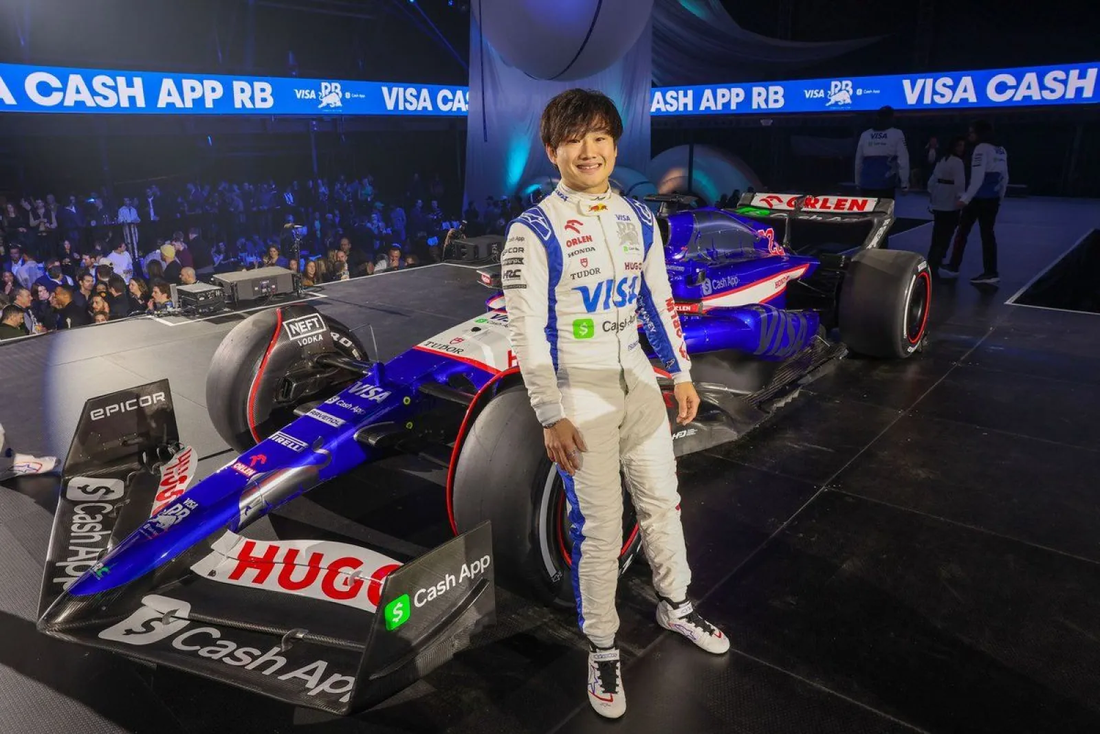 角田裕毅 水墨画をイメージした2025年F1日本GP限定キャップが