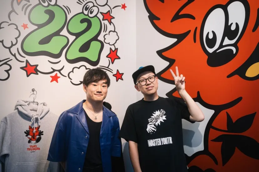 角田裕毅が帰国し、東京・渋谷に登場！　8月3日からVERDYとのコラボレーションポップアップがスタート「僕のかわいい目つきを表現してくれてる！」