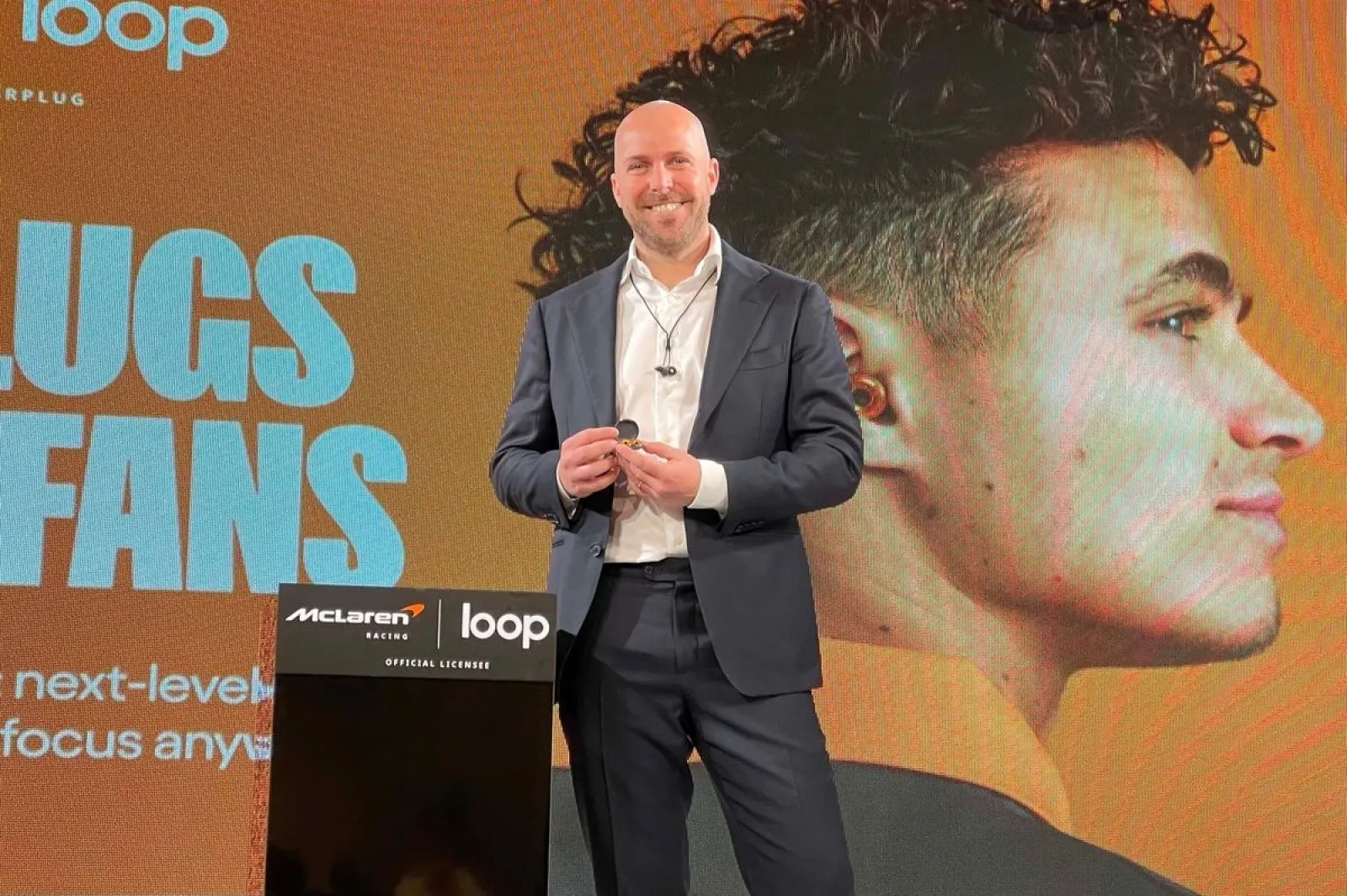 耳栓も次の時代に……イヤーウェアLoopがマクラーレンF1とのコラボモデル発表「ノリスが我々のイメージを体現してくれている」 | モーター ...