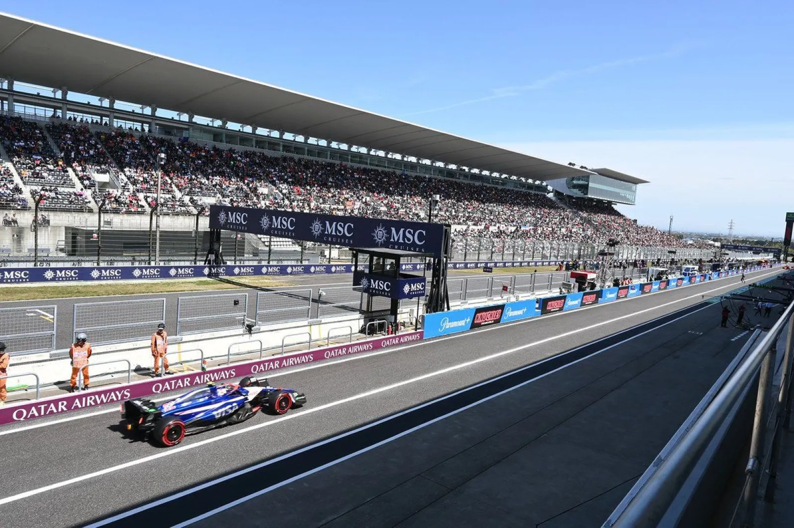 2024年のF1日本GPに累計22万9000人が来場！ 桜舞う中、鈴鹿開催が復活