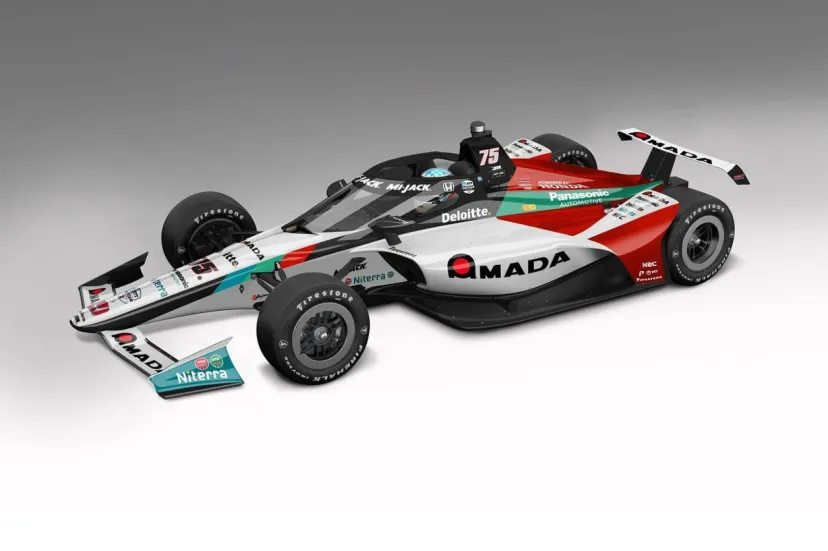 佐藤琢磨、15回目のインディ500へ。紅白基調のマシンカラー公開……多くの日本企業がスポンサーに