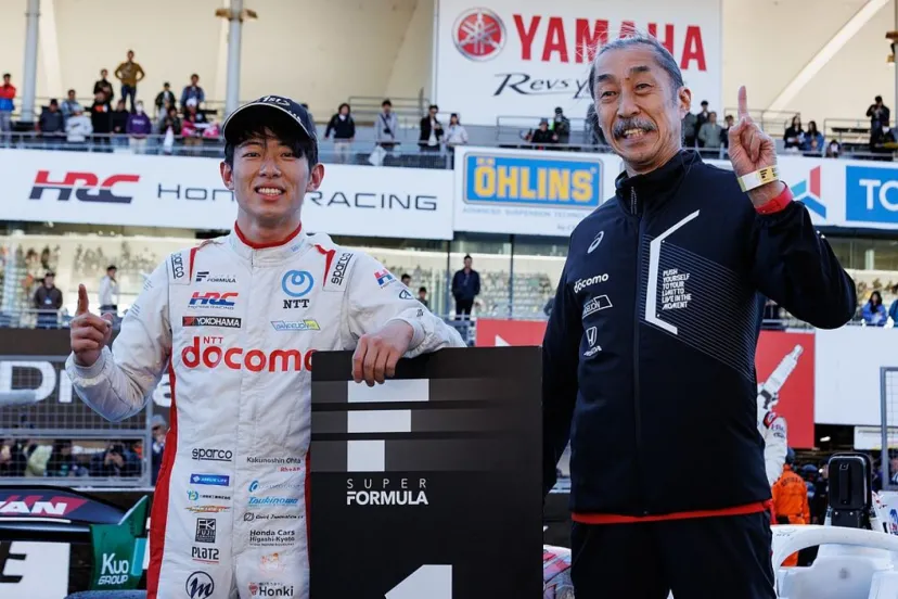 太田格之進、タイトル争う3人を従えての初優勝で思わず涙。「この勢いで来年はチャンピオン争いができるように」