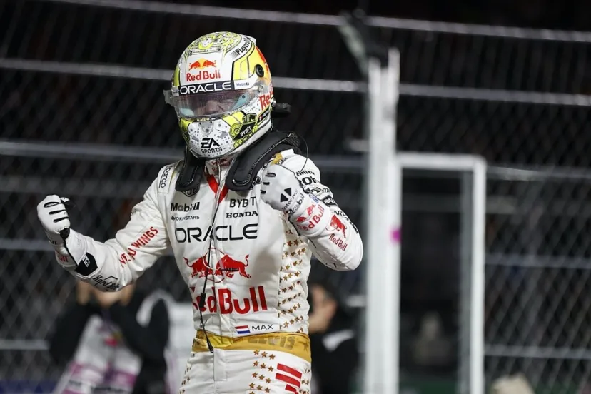 レッドブルvs跳ね馬ルクレールの“ヒリつく”極上バトル……フェルスタッペンが逆転で18勝目。角田裕毅は序盤のジャンプアップ活かせず｜F1ラスベガスGP決勝レポート