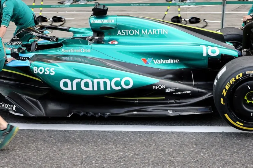 アストンマーティン、F1日本GPでアップデート投入。”レッドブル・インスパイア”のサイドポンツーンに