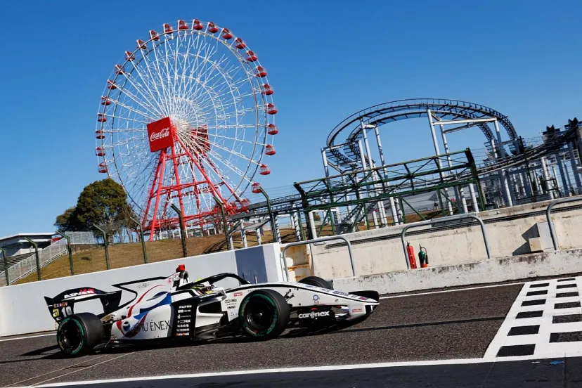 小林可夢偉がトップタイム。プルシェールは午前に続きルーキー最上位の6番手｜スーパーフォーミュラ合同／ルーキーテスト：2日目午後タイム結果