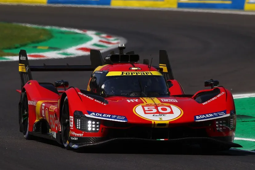 雨のFP1は50号車がトップでフェラーリワンツー。トヨタは7号車が6番手｜WEC富士