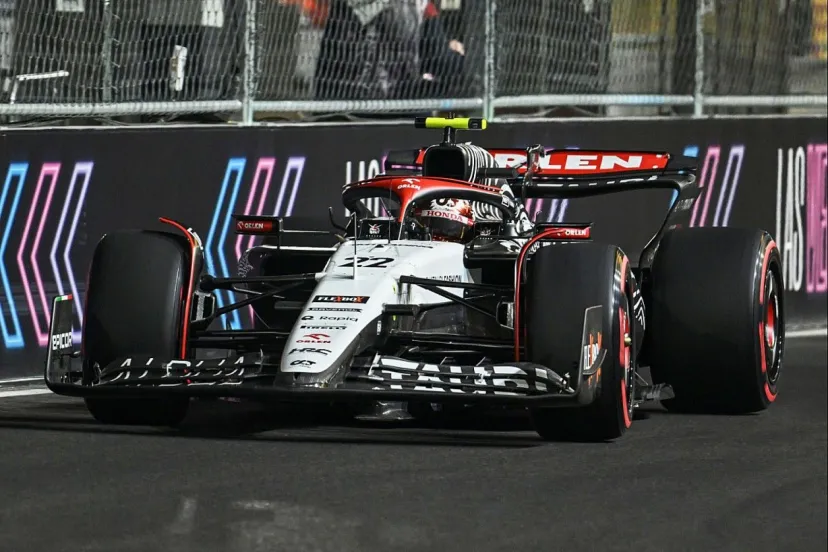 角田裕毅、ラスベガスGP予選Q1で痛恨の最下位……最終アタックうまくいかず｜F1ラスベガスGP予選Q1