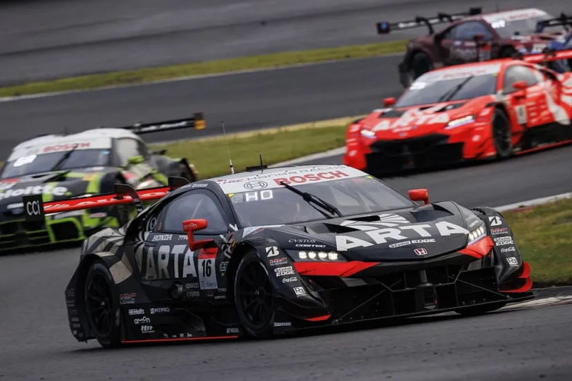 スーパーGT第4戦富士決勝順位速報：ホンダCIVICがスーパーGT初
