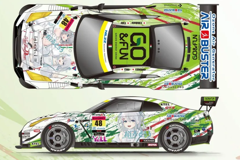 脱毛GT-Rは今年も“猫猫”コラボ！ NILZZ Racing、スーパーGT戦う