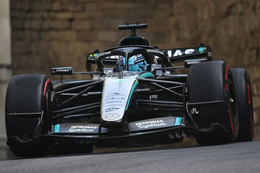 F1アゼルバイジャンGP予選速報|驚異のタイムでラッセルがポールポジション。アントネッリ痛恨のミス