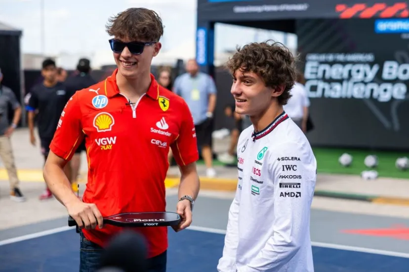 F1ドライバーなら運転免許は楽勝……じゃない？　アントネッリ「試験前は超ナーバス」＆ベアマン「1回落ちた」