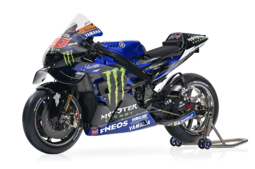 ヤマハが2024年MotoGPを戦うYZR-M1のカラーリングを発表。未勝利に終わった昨年のリベンジを狙う