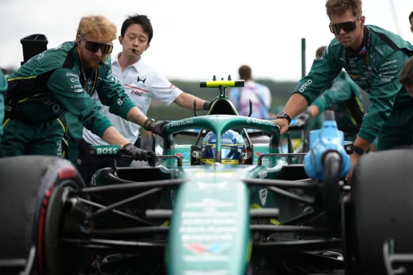 アストンマーティンのアップデート版パッケージがハンガリーでいよいよ登場。ホンダF1折原GM「FP1はより重要なセッションとなる」