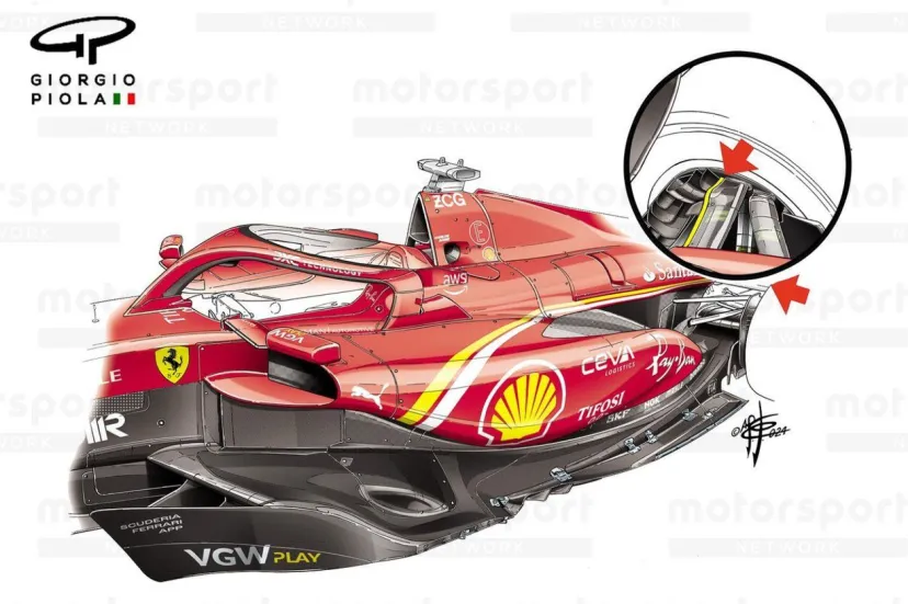【F1メカ解説】レッドブルを追うフェラーリ……今季ここまで1勝も、アップグレードはほとんどなし！　イモラでどんな変貌を遂げるのか？