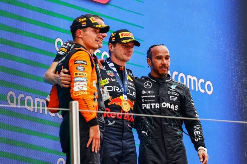 立ちふさがるのはフェルスタッペンとノリスの2大巨頭。メルセデスF1、2戦連続表彰台獲得も優勝争いまではまだ遠い?