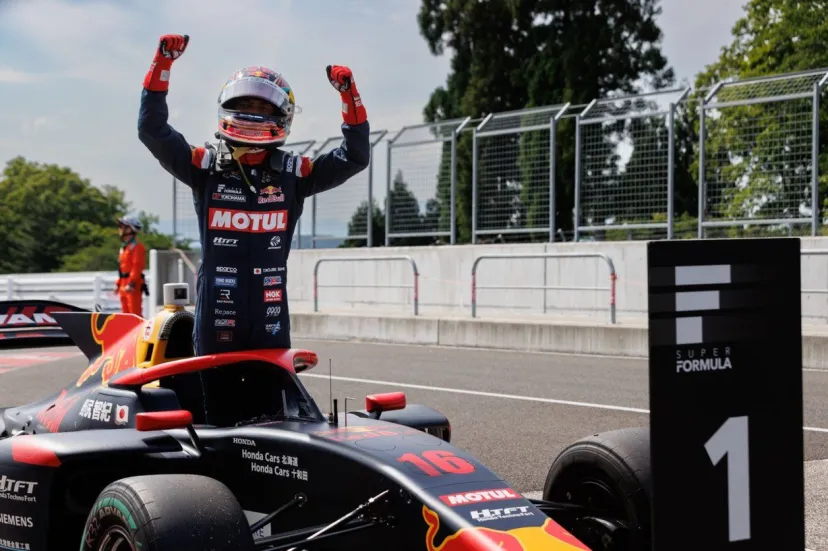 驚速TEAM MUGENがフロントロウ独占。野尻智紀が今季初PP、岩佐歩夢が続く｜スーパーフォーミュラ第3戦SUGO