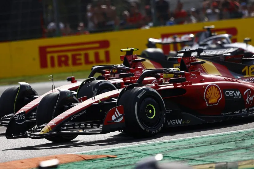 フェラーリのサインツJr.、ルクレールと激しい表彰台争いを楽しむも「ティフォシの目の前で同士討ちだけは避けたかった」