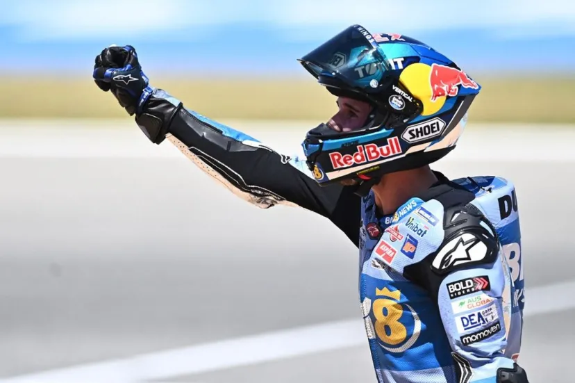 【MotoGP】アレックス・マルケス、母国で歓喜の初優勝「Moto2やMoto3のタイトル獲得と同じレベルで嬉しい」