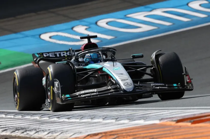 予選4番手から転落7位にジョージ・ラッセル困惑「石が転げ落ちていくようだった」｜F1オランダGP