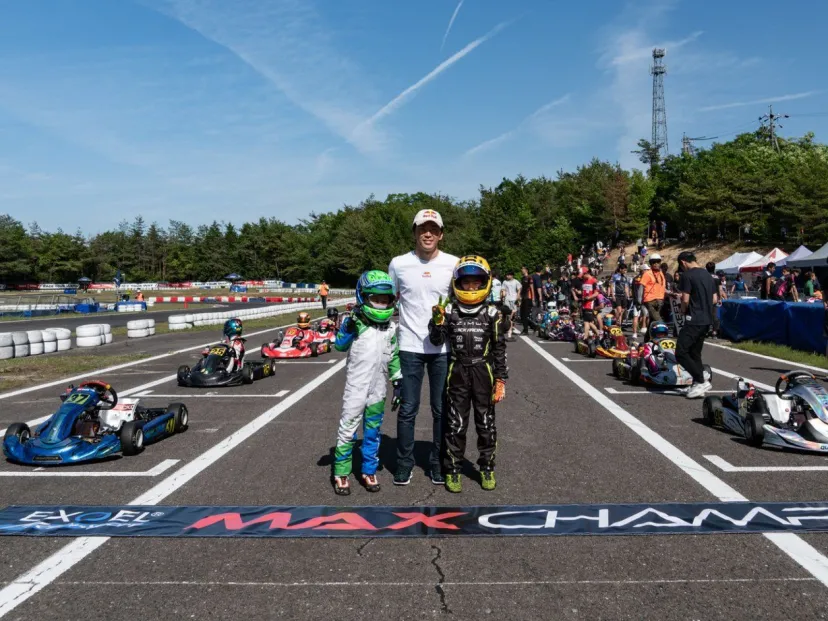 激戦の瑞浪で藤原迪永がEXGEL MAX CHAMPミニクラス連勝! アメリカ交換留学の切符を林樹生が掴む