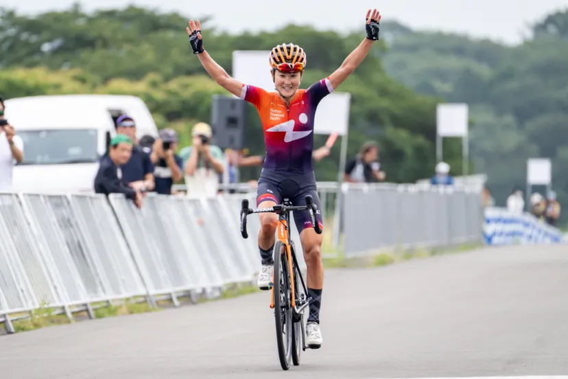 與那嶺恵理がエリート女子日本チャンピオン、U23は小林あか里｜ロードレース全日本選手権