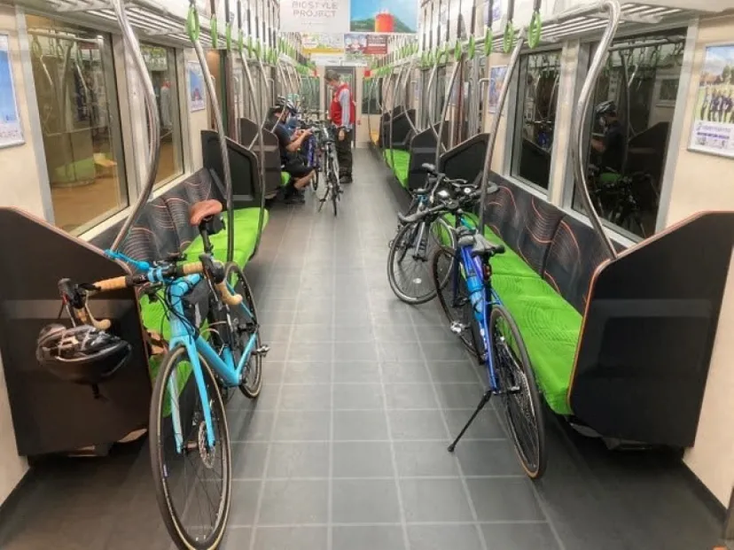 9月23日に京阪電車でサイクルトレインを運行、愛車といっしょに秋の宇治エリアへ