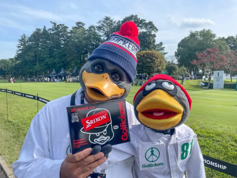 これは欲しい！「Golfickers」のオリジナルボールをZOZO CHAMPIONSHIP会場で発見