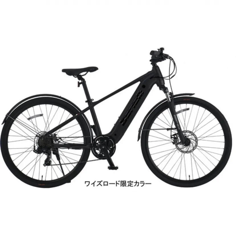 ワイズロード限定カラー「マットブラック」のeバイク。「MANTUS 27 TRK」｜BENELLI