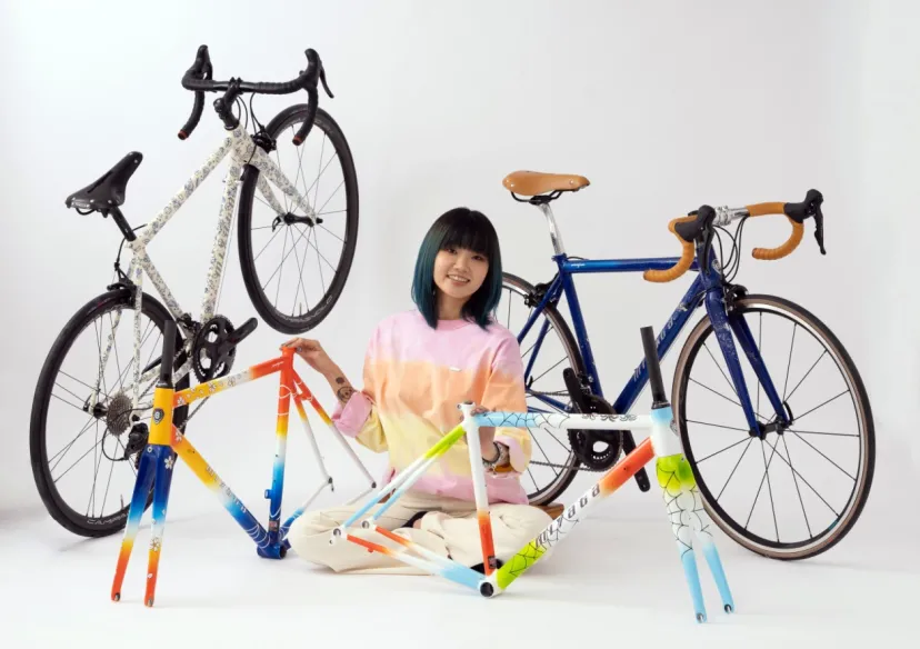 タトゥーアーティストとミヤタがコラボ。限定41台の完成車が発売｜MIYATA