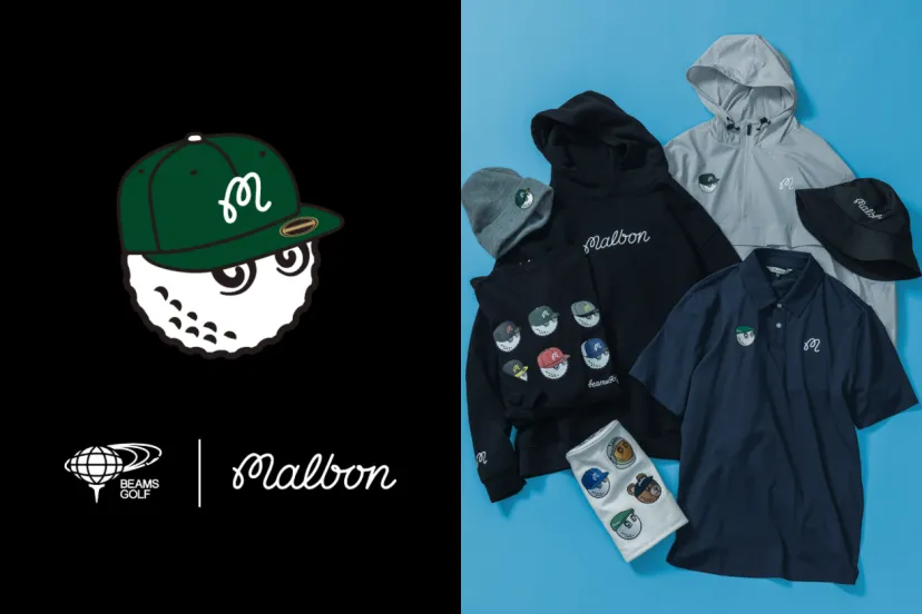 伝説の「グリーンハンチングバケッツ」が復刻!MALBON GOLF × BEAMS GOLFの記念別注コレクションが登場