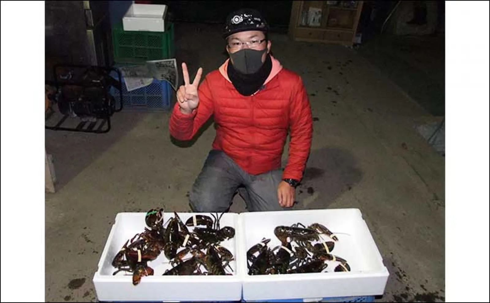 屋内釣り堀でオマールエビ2桁釣果【千葉・コリッシュ】 放流直後がチャンス