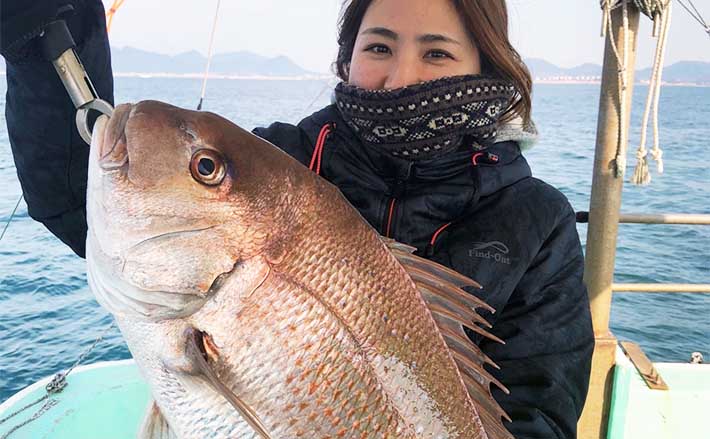 タイラバで良型マダイにジギングでヒラマサ【福岡】船のルアー釣り最新釣果
