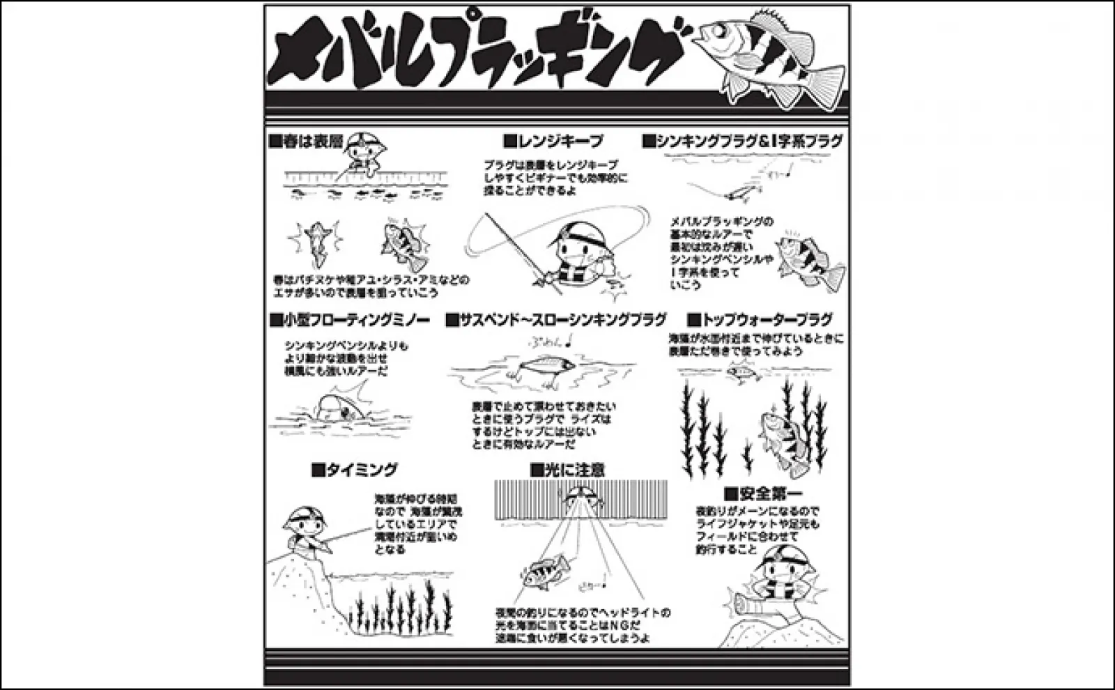 春のメバルはプラグ（ハードルアー）で釣ろう　釣り方やおすすめルアーを徹底解説