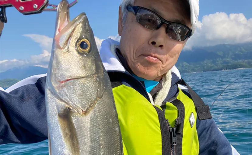 ゴムボート釣行で80cm頭に良型シーバス好捕【福岡・玄界灘】ジギングで挑戦